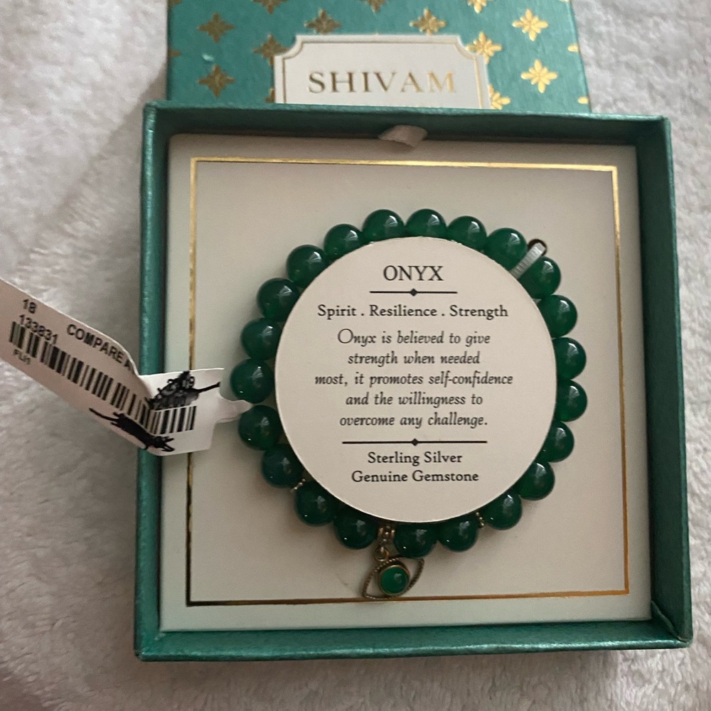 Evil Eye Onyx Bracelet- New!